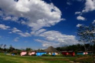 非洲茅草屋
